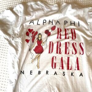 Alpha Phi Red Dress Gala Shirt